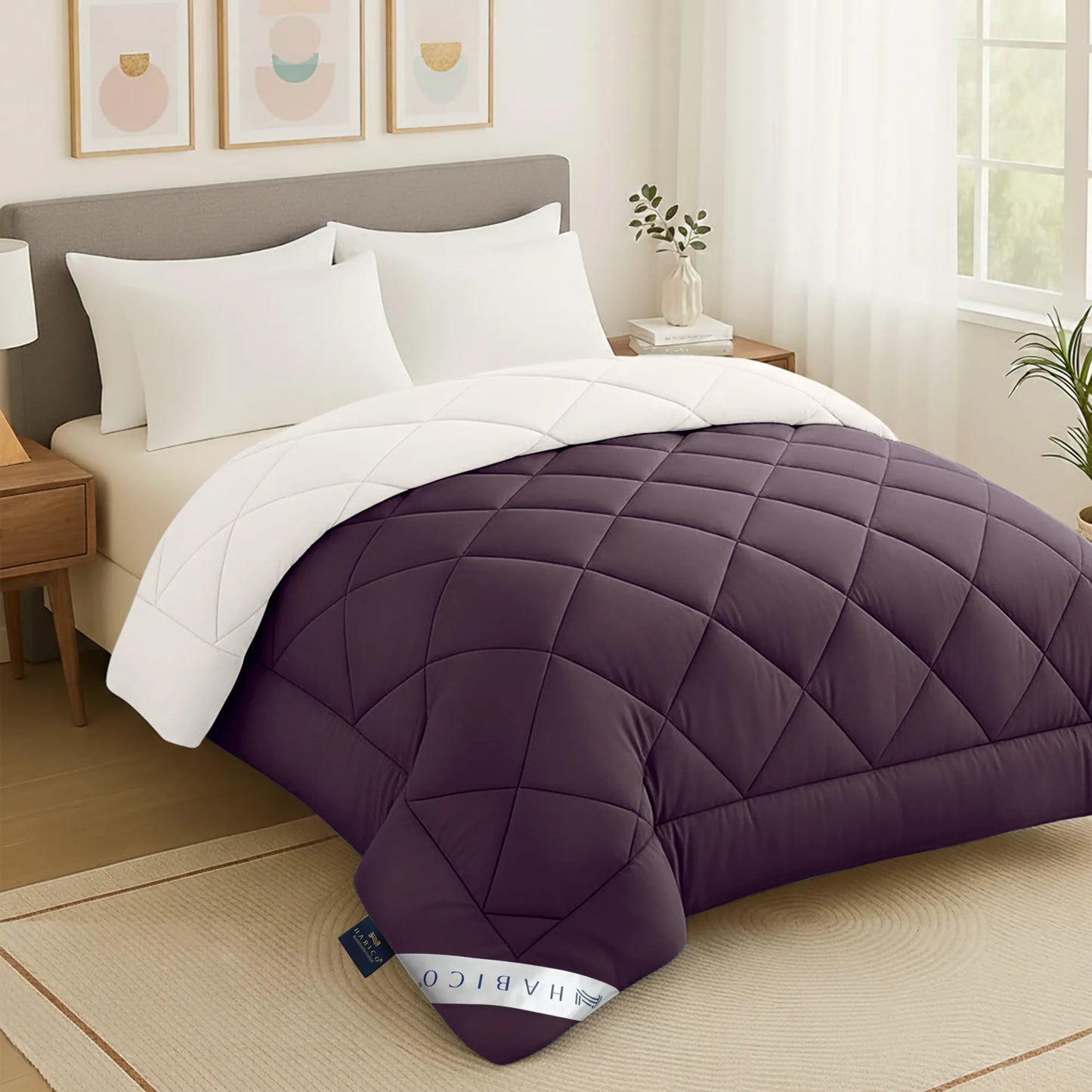 Comforter Dusty Rose & Olive