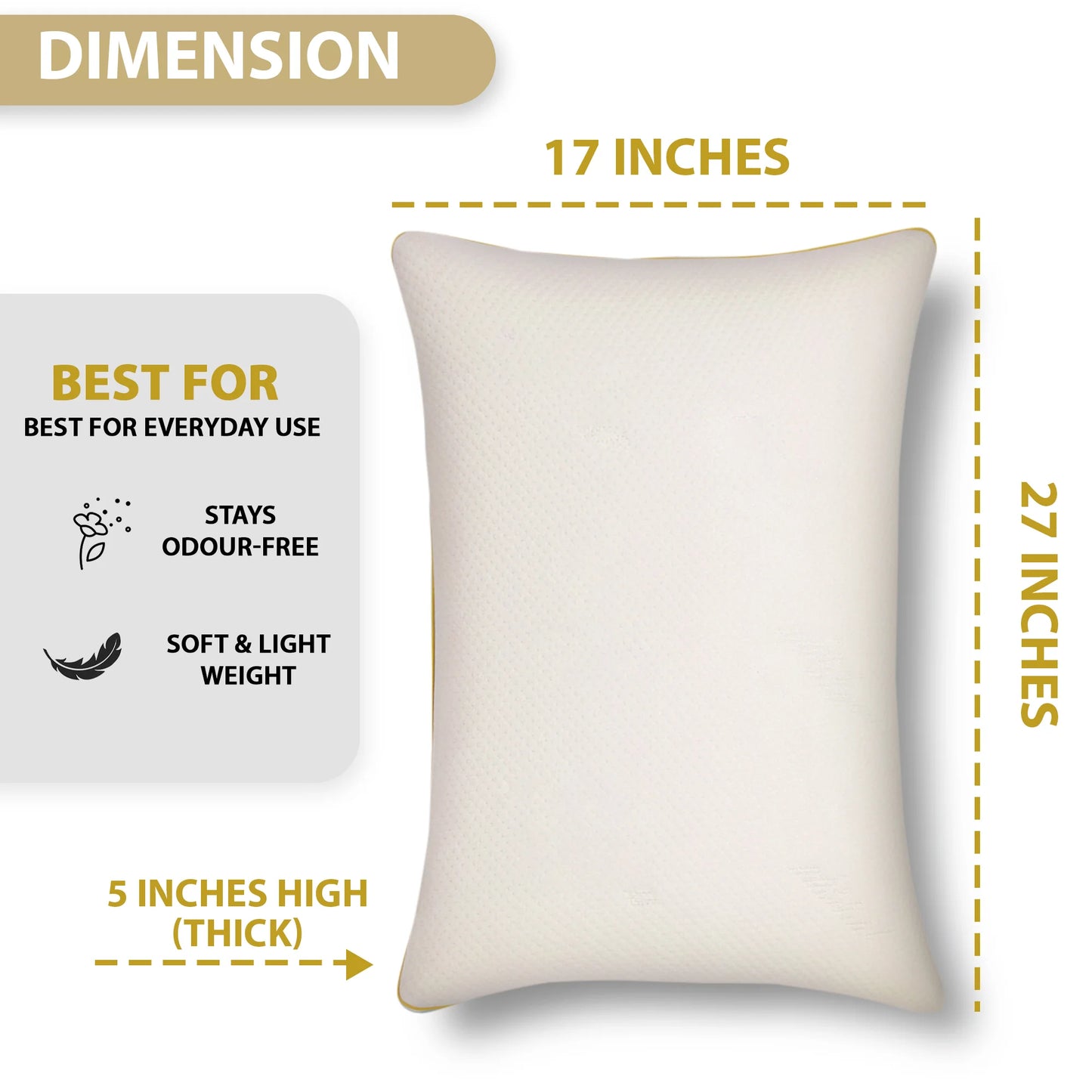 Relux Anti Microbial Memory Foam Pillow