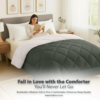 Comforter Charcoal Grey & Smoke