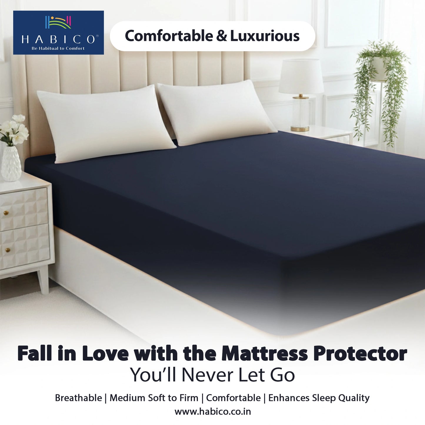 M P Interlace Navy Blue Protector