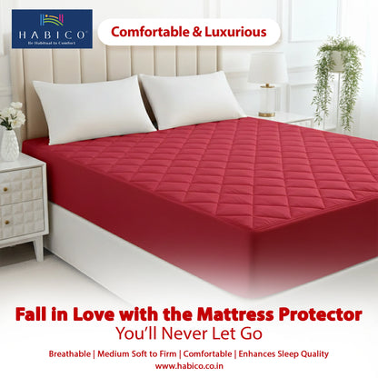 M P Quilted Red Protector