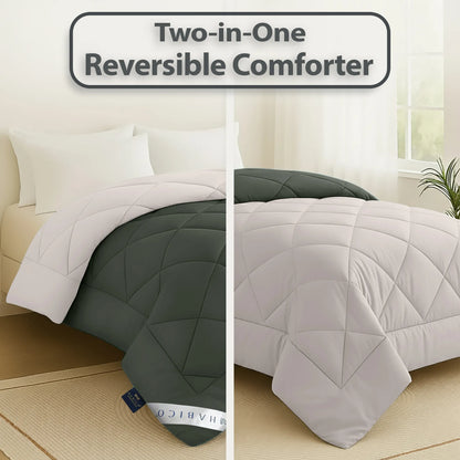 Comforter Charcoal Grey & Smoke