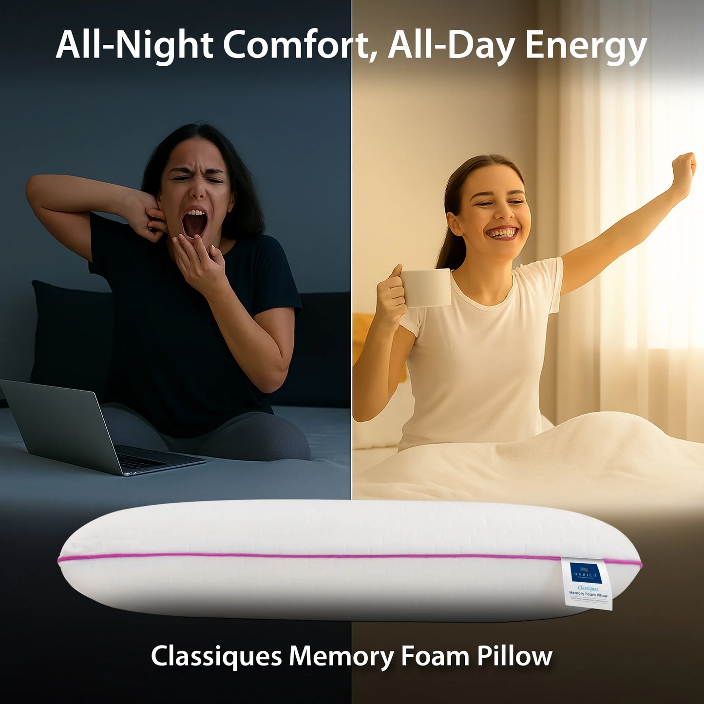 Classique memory foam-16x24