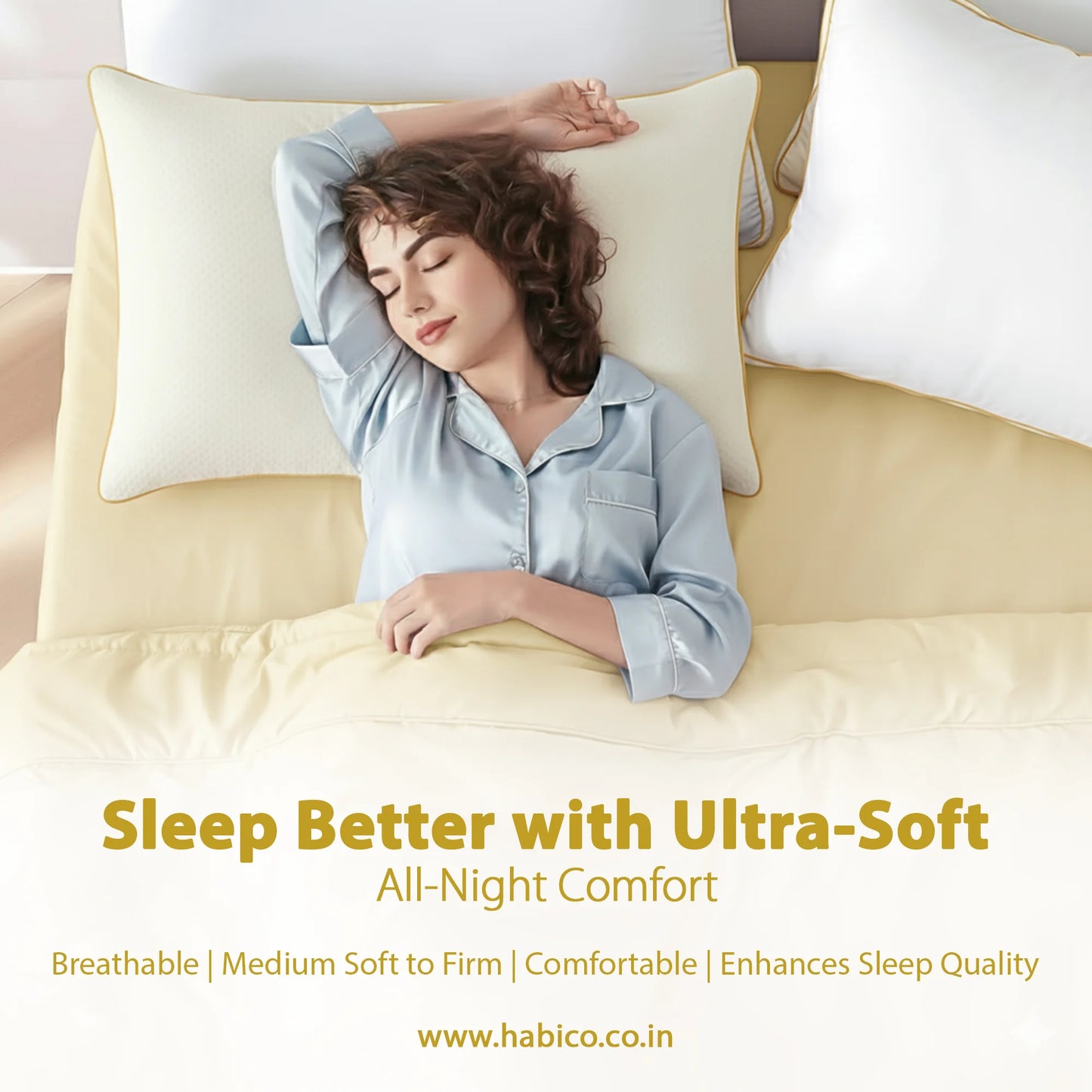 Relux Anti Microbial Memory Foam Pillow